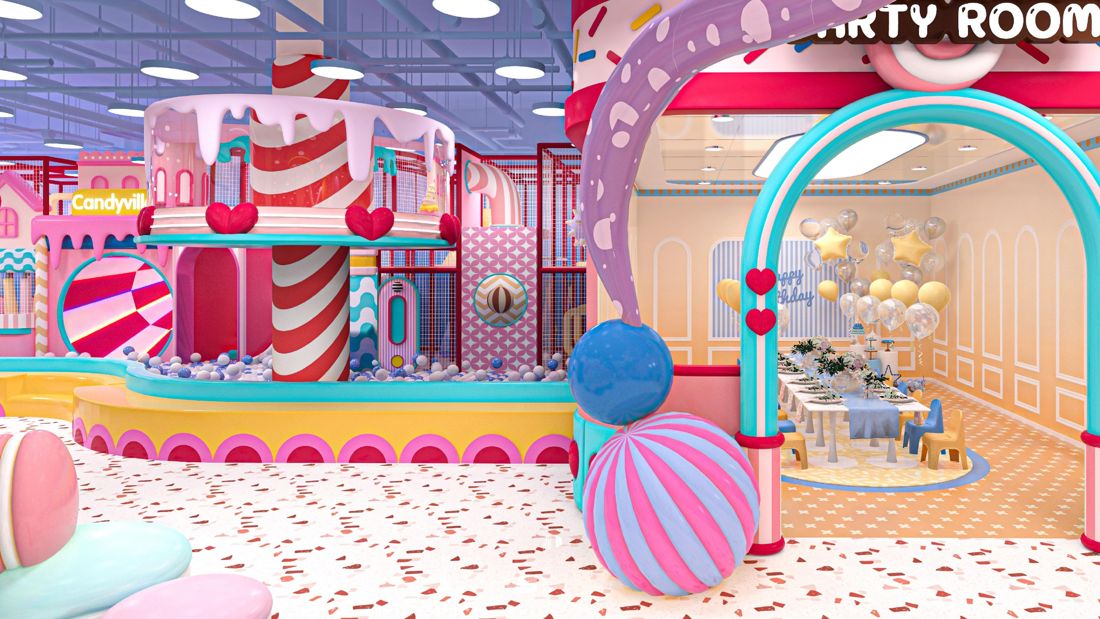Candyville party room